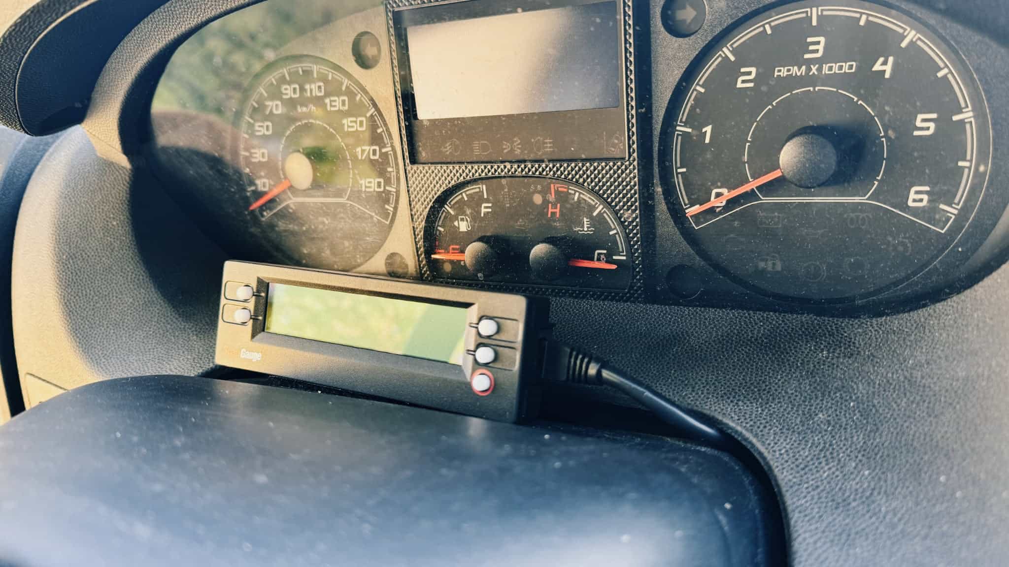 ScanGauge2 im Citroen Jumper